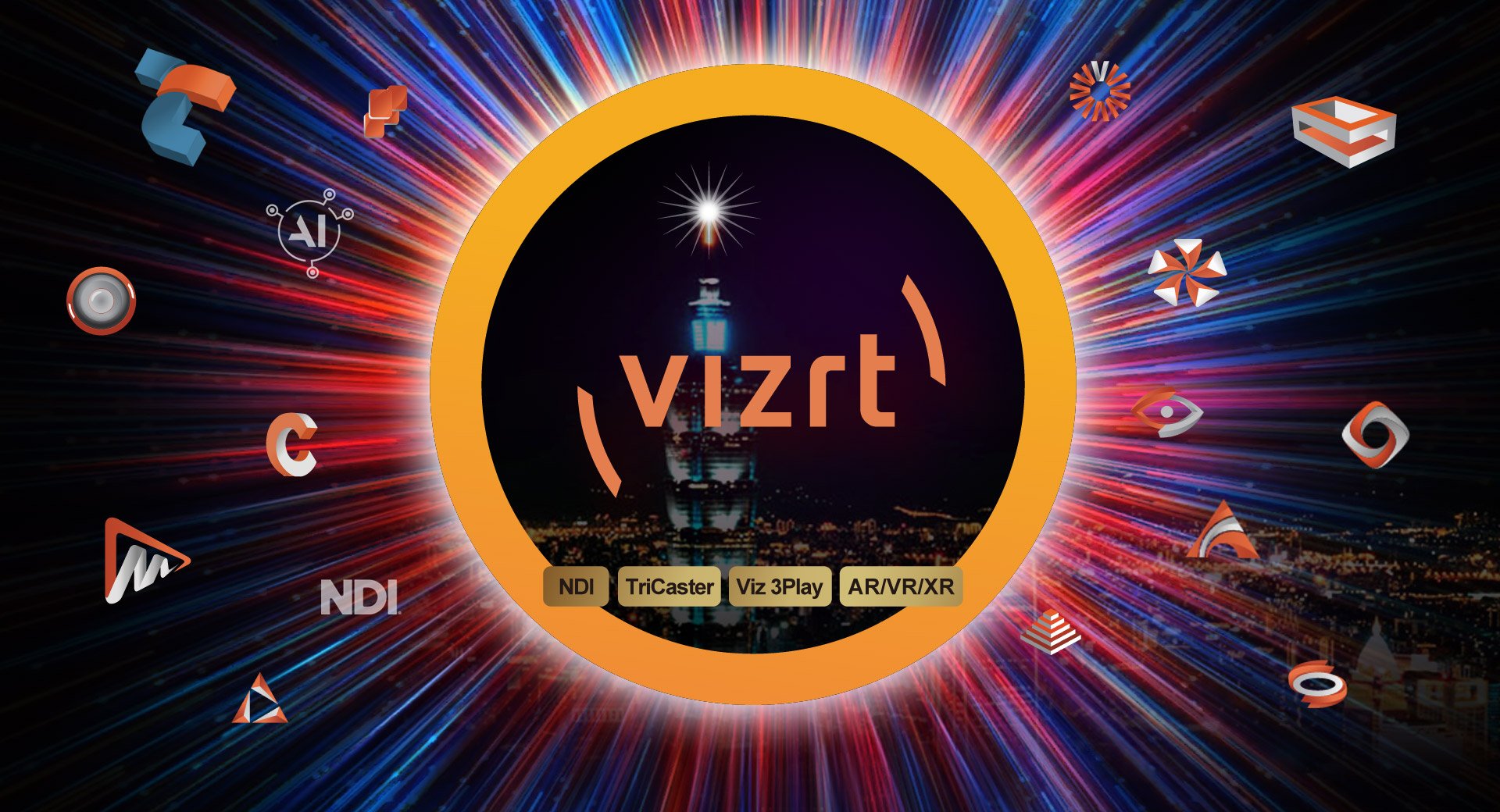 Vizrt 2005 Taiwan 全媒體智慧影音圖文製播技術高峰會 NDI×SDI IP LIVE Production Technology Summit